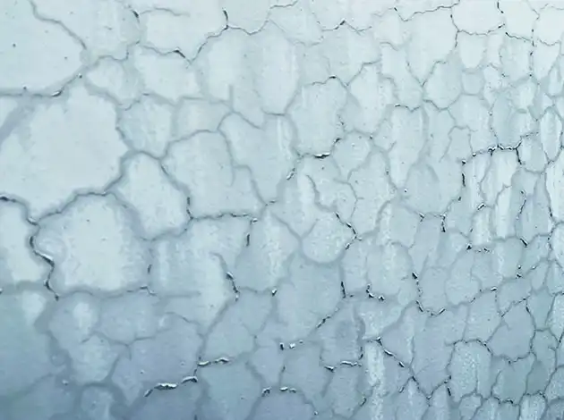 亀甲状のひび割れ