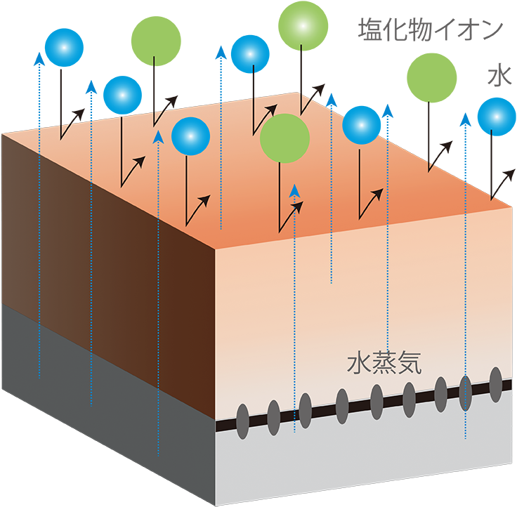 塩化物イオン浸透抑